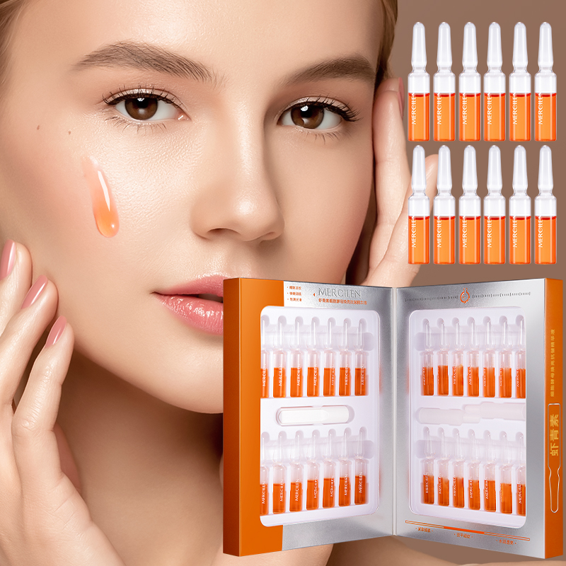 Niacinamide Brightening Serum - Mercilen Astaxanthin Moisturizing Essence 56ml (2Mlx28