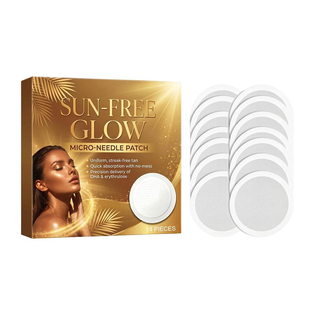 Skincare Glowing - 14 szt. Samoopalające plastry z mikroigłami