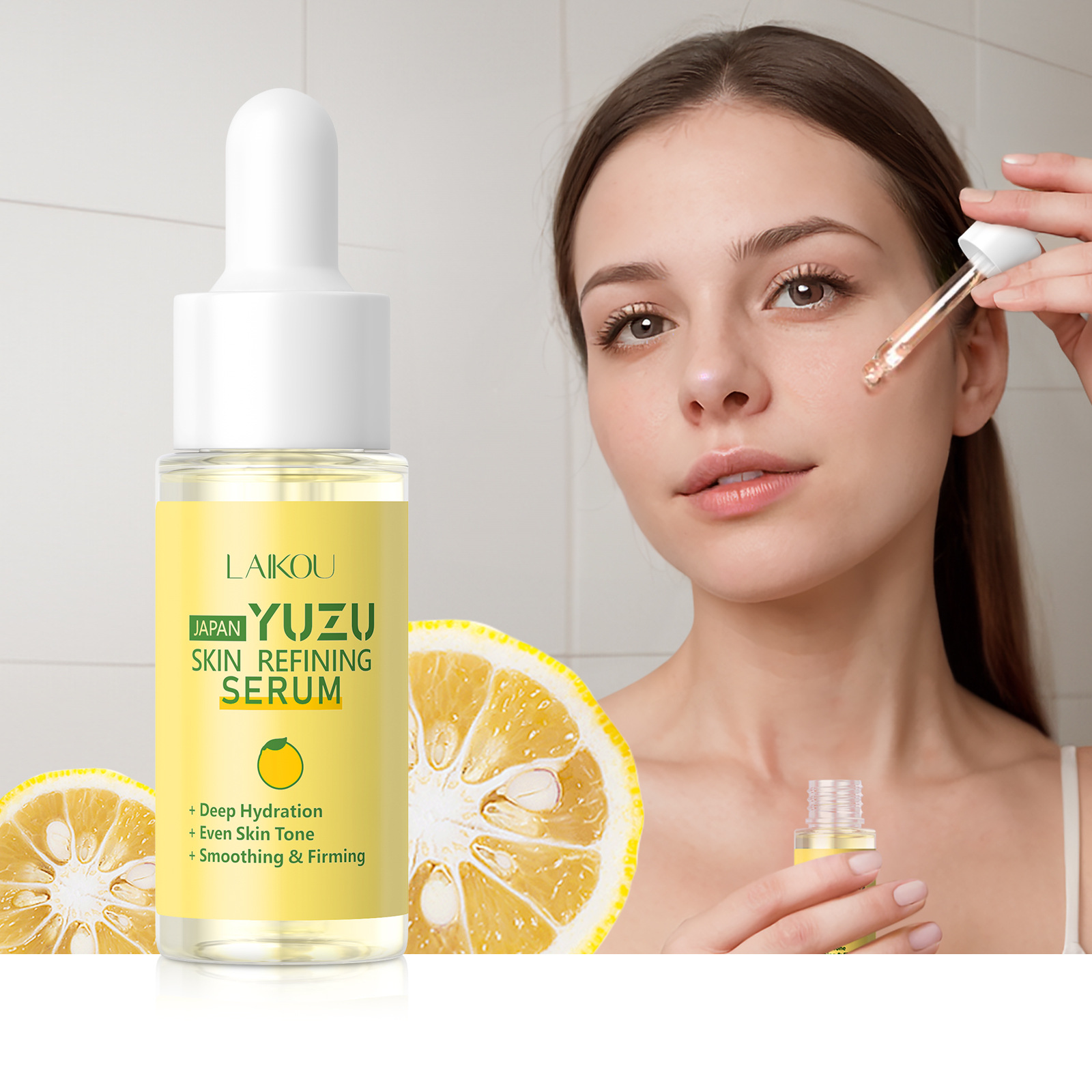 LAIKOU Esencja z grejpfruta YU – Niacinamide Brightening Serum recenzja i cena