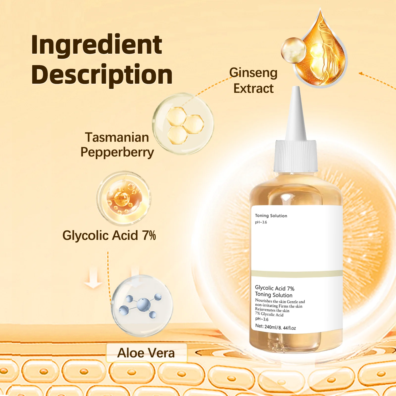 7% Roztwór Tonujący z Kwasem G – Lactic Acid Toner recenzja i cena