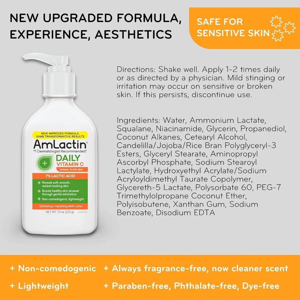 Amlactin Body Lotions Rapid Re – Lactic Acid Toner recenzja i cena