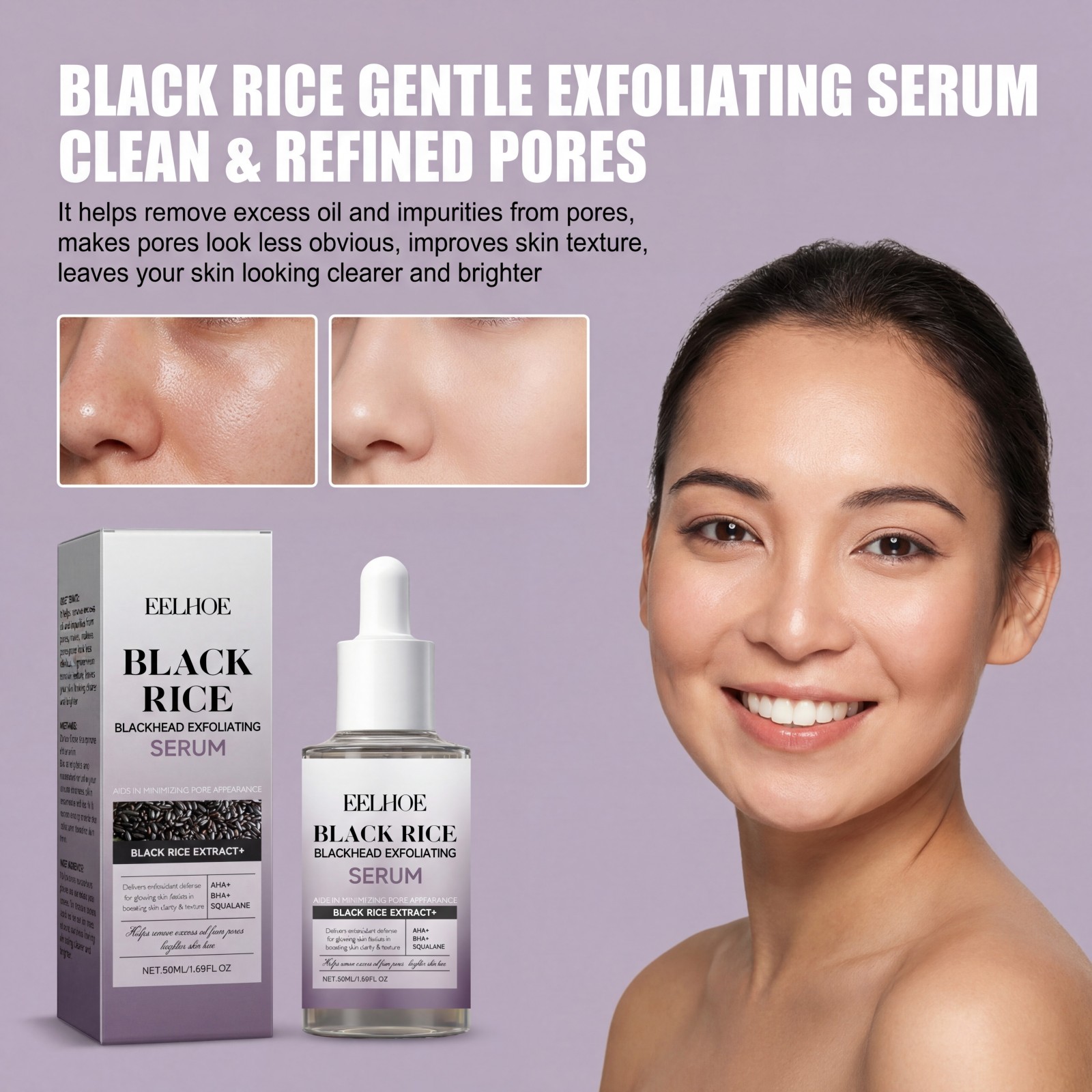 Serum złuszczające z czarnym r – Skincare Non Comedogenic recenzja i cena