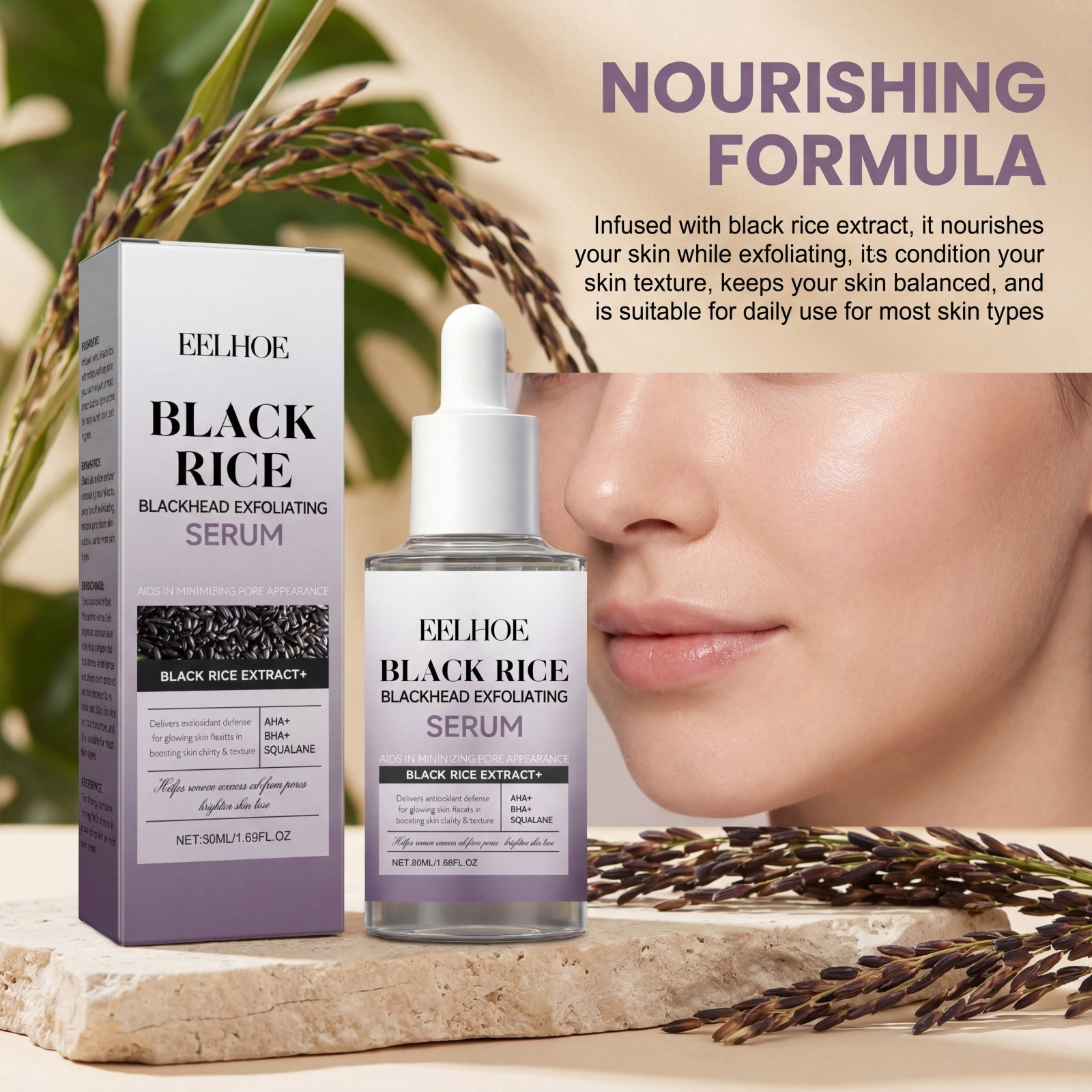 Serum złuszczające z czarnym r – Skincare Non Comedogenic recenzja i cena