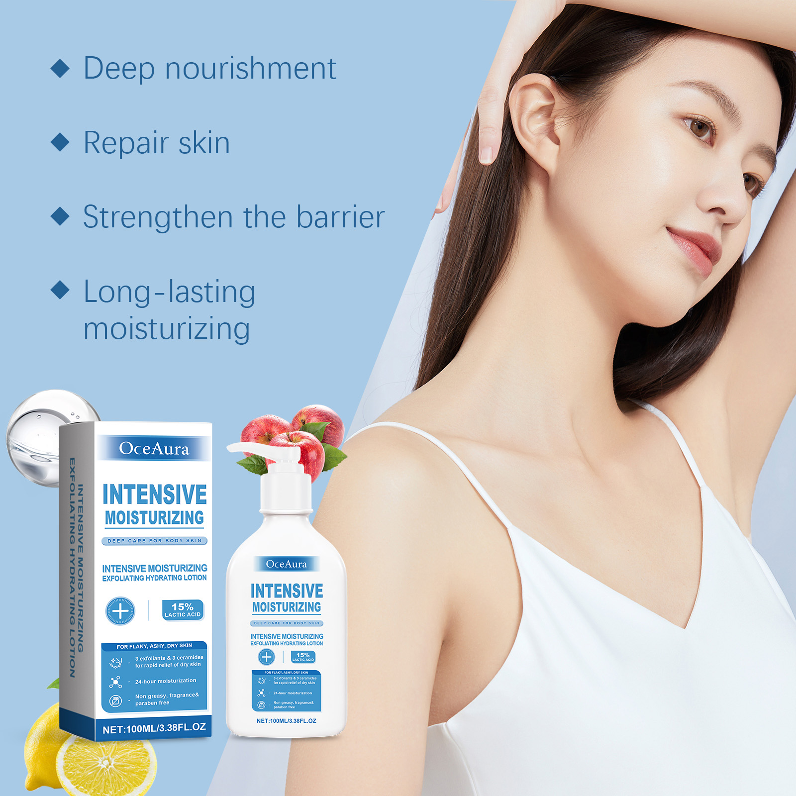 OceAura Intensive Healing Body – Lactic Acid Toner recenzja i cena