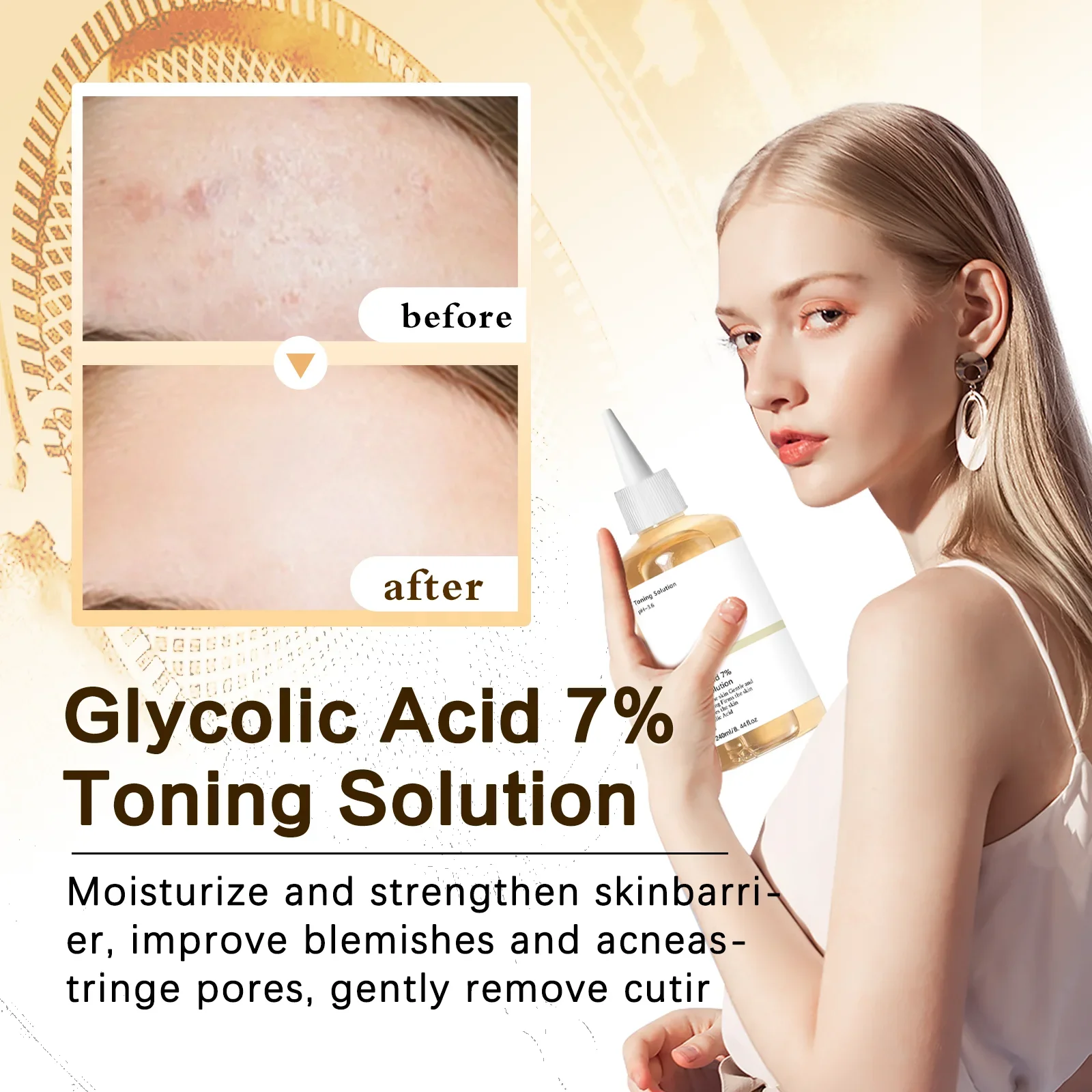 Kwas glikolowy 7% Roztwór toni – Lactic Acid Toner recenzja i cena